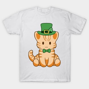 St Patrick Tabby Kitty T-Shirt